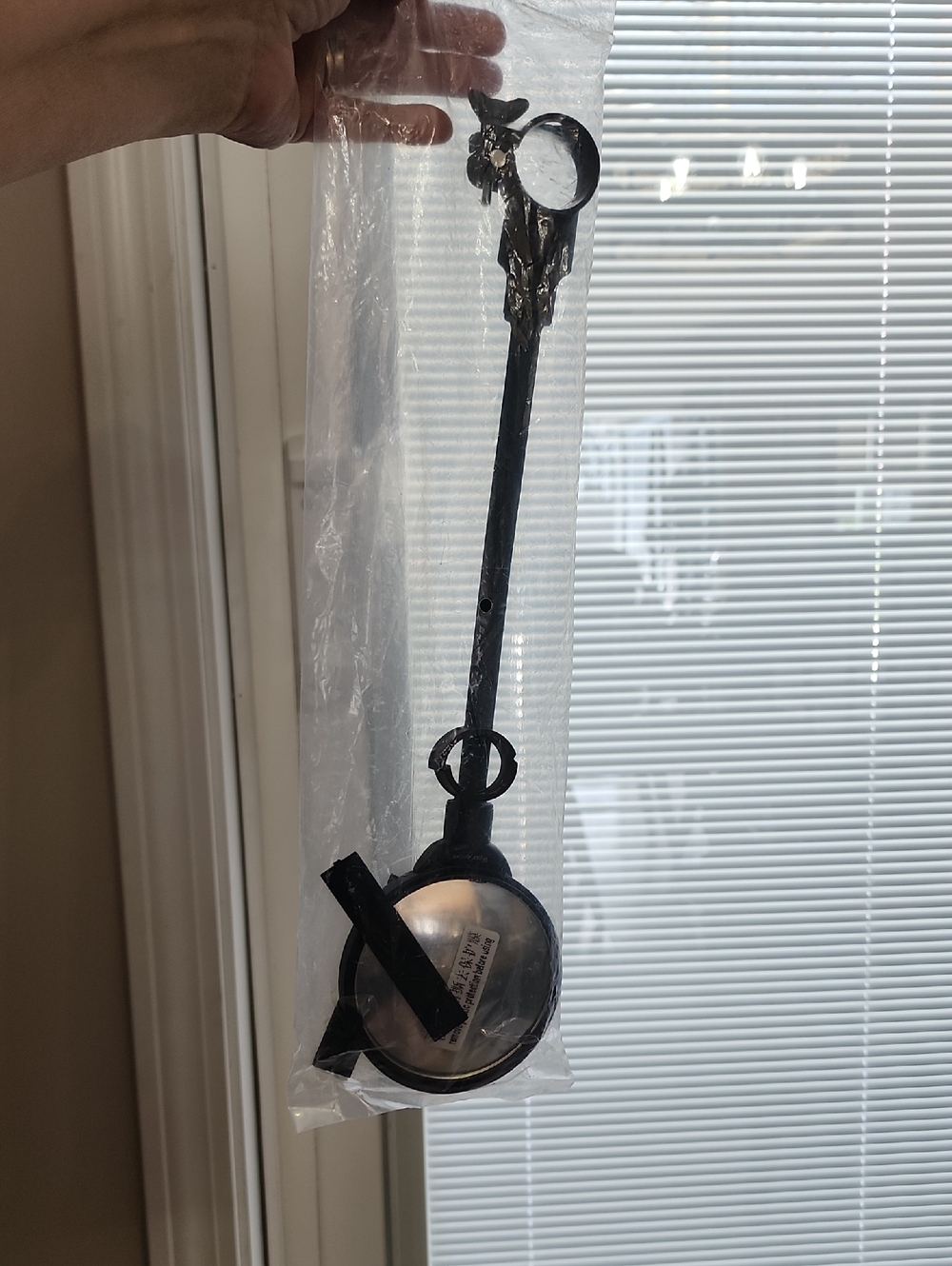 14" Scooter, Bike, Carriage attachable  Round Mirror Straight Hardware Inc.
